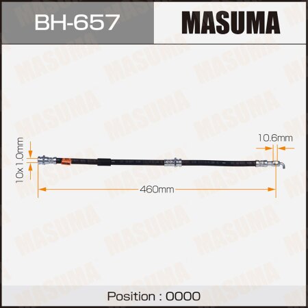 Brake hose Masuma, BH-657