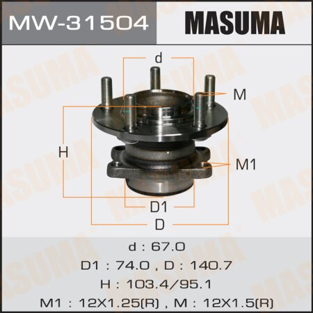 Wheel hub assembly Masuma, MW-31504