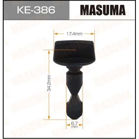 Retainer clip Masuma plastic, KE-386