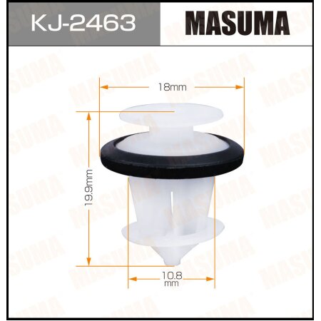 Retainer clip Masuma plastic, KJ-2463