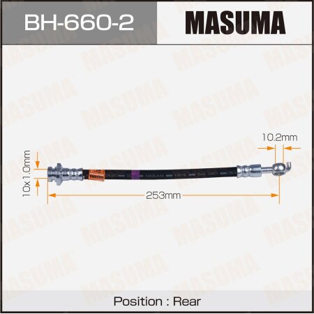 Brake hose Masuma, BH-660-2