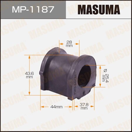 Stabilizer bar bushing Masuma, MP-1187