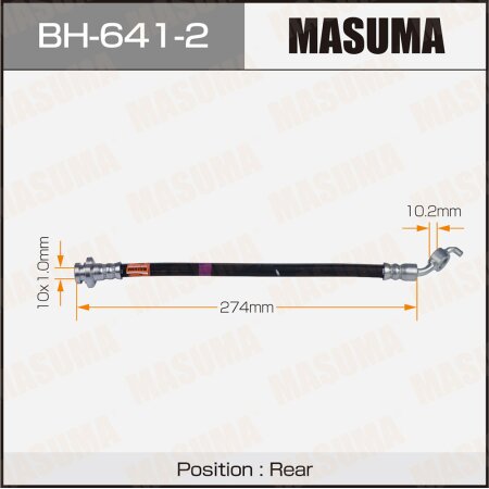 Brake hose Masuma, BH-641-2