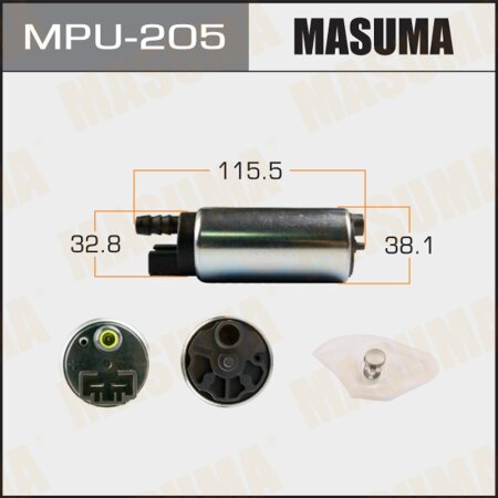 Fuel pump Masuma 100 LPH, 3kg/cm2, with filter MPU-031, MPU-205