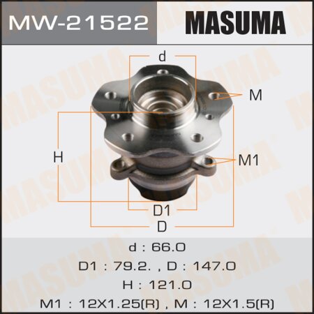 Wheel hub assembly Masuma, MW-21522