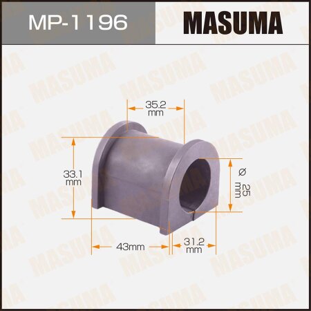 Stabilizer bar bushing Masuma, MP-1196