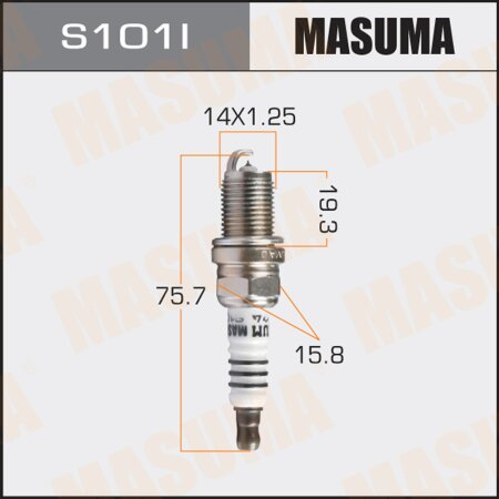 Spark plug Masuma iridium BKR6EIX-11 (3764), S101I