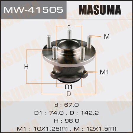 Wheel hub assembly Masuma, MW-41505