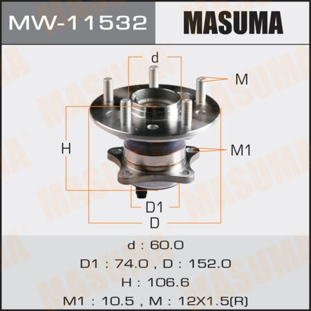 Wheel hub assembly Masuma, MW-11532
