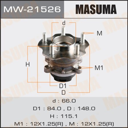 Wheel hub assembly Masuma, MW-21526