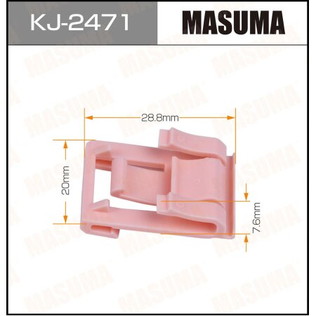 Retainer clip Masuma plastic, KJ-2471