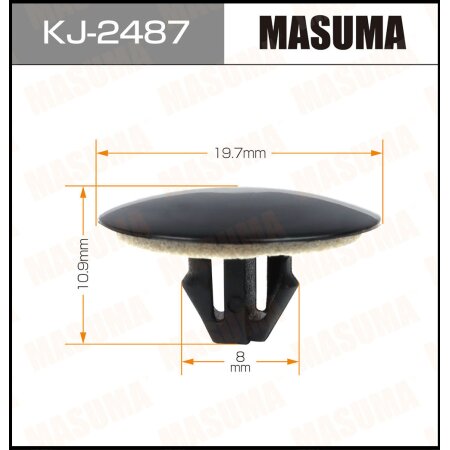 Retainer clip Masuma plastic, KJ-2487