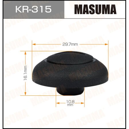 Retainer clip Masuma plastic, KR-315