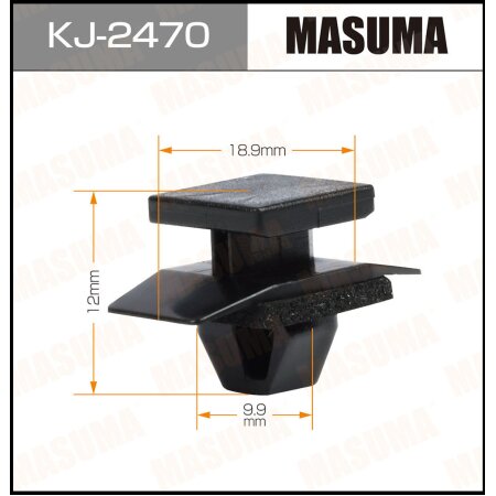 Retainer clip Masuma plastic, KJ-2470