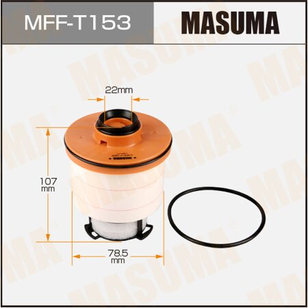 Fuel filter Masuma, MFF-T153