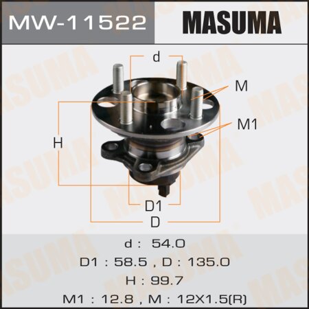 Wheel hub assembly Masuma, MW-11522