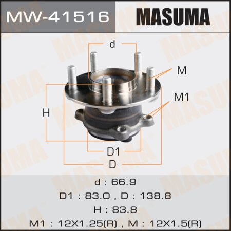 Wheel hub assembly Masuma, MW-41516