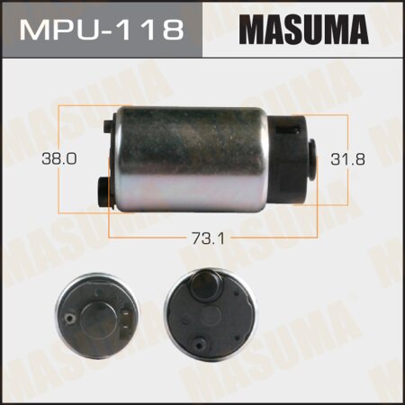 Fuel pump Masuma 85 LPH, 3kg/cm2, 85 LPH, MPU-118