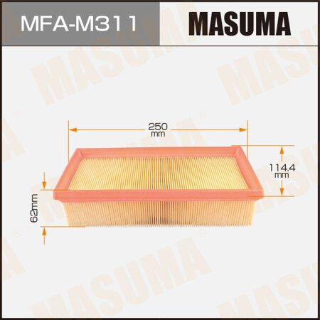 Air filter Masuma, MFA-M311