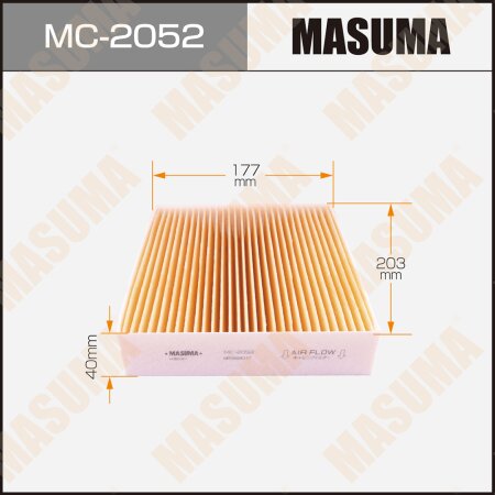 Cabin air filter Masuma, MC-2052