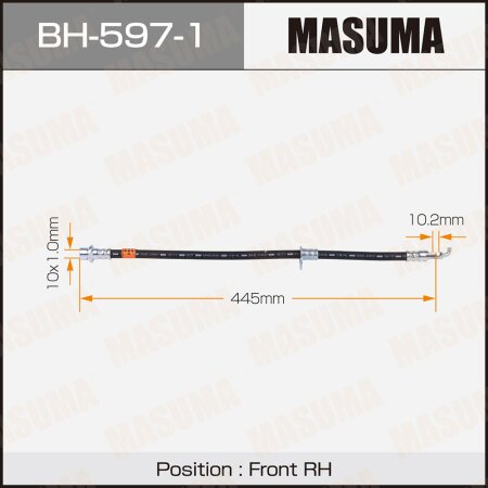 Brake hose Masuma, BH-597-1