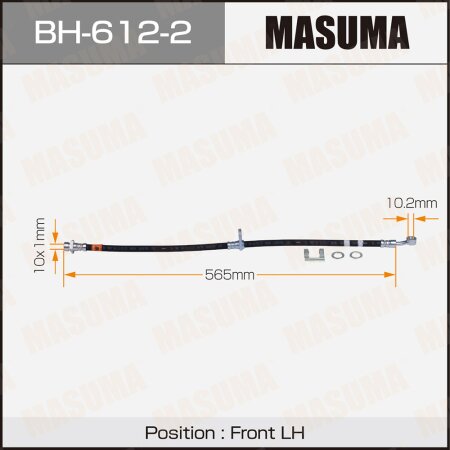 Brake hose Masuma, BH-612-2