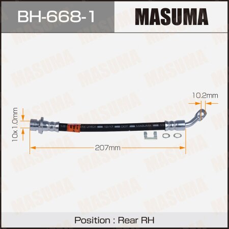 Brake hose Masuma, BH-668-1