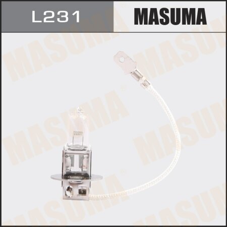 Halogen headlight bulb Masuma CLEARGLOW H3 24v 70W (3000K), L231