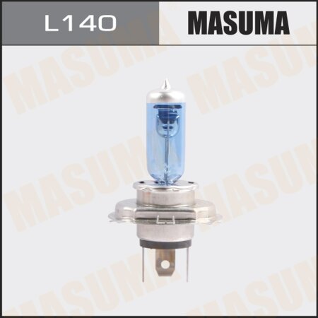 Hi-temp bulb Masuma BLUE SKYGLOW H4 12v 60/55W (4200K), L140