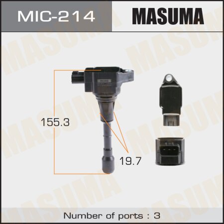 Ignition coil Masuma, MIC-214