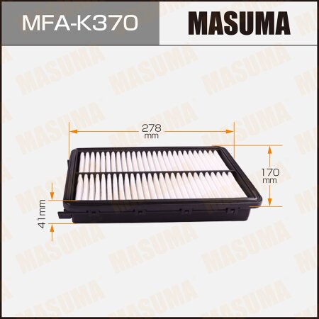 Air filter Masuma, MFA-K370