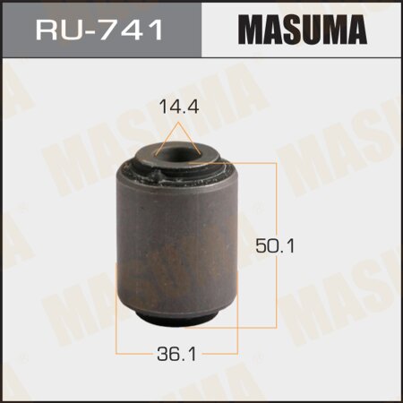 Silent block suspension bush Masuma, RU-741