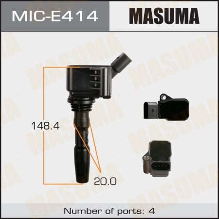 Ignition coil Masuma, MIC-E414