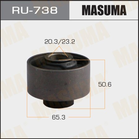 Silent block suspension bush Masuma, RU-738