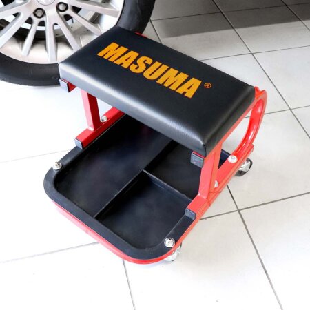 Mechanics rolling creeper seat Masuma, 44x36x36, PR-102