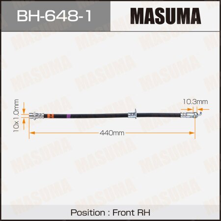 Brake hose Masuma, BH-648-1