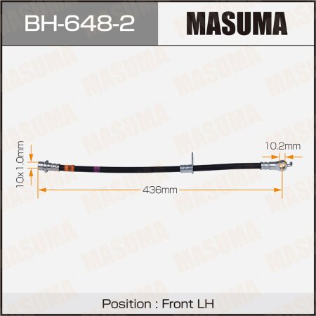 Brake hose Masuma, BH-648-2