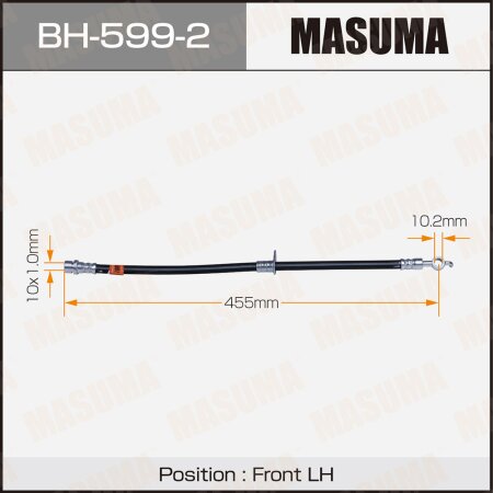 Brake hose Masuma, BH-599-2