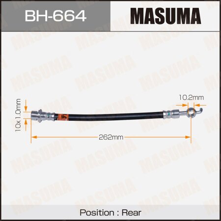 Brake hose Masuma, BH-664