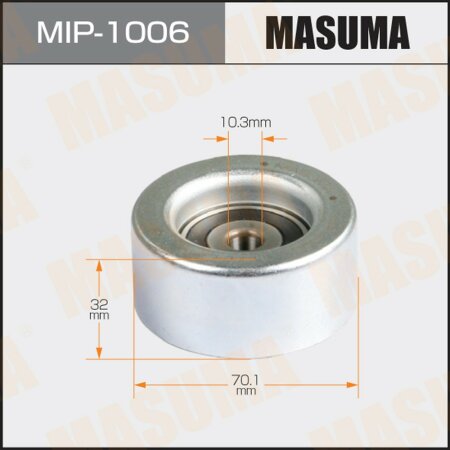 Drive belt idler pulley Masuma, MIP-1006
