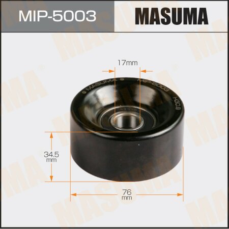 Drive belt tensioner pulley Masuma, MIP-5003