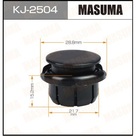 Retainer clip Masuma plastic, KJ-2504