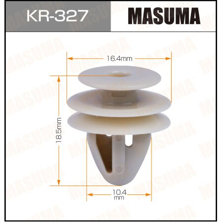 Retainer clip Masuma plastic, KR-327