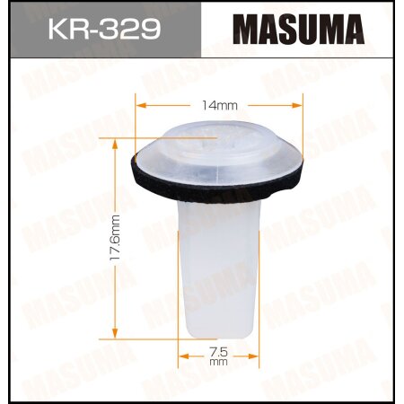 Retainer clip Masuma plastic, KR-329
