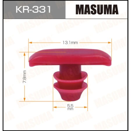 Retainer clip Masuma plastic, KR-331
