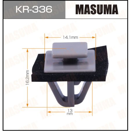 Retainer clip Masuma plastic, KR-336