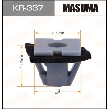Retainer clip Masuma plastic, KR-337