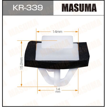 Retainer clip Masuma plastic, KR-339