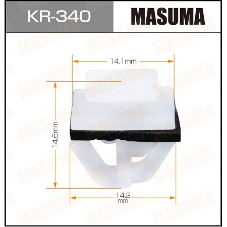 Retainer clip Masuma plastic, KR-340
