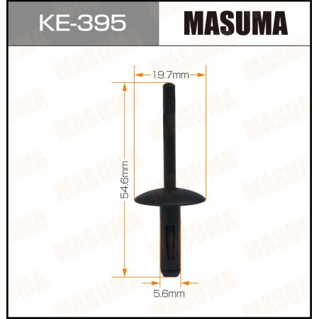 Retainer clip Masuma plastic, KE-395